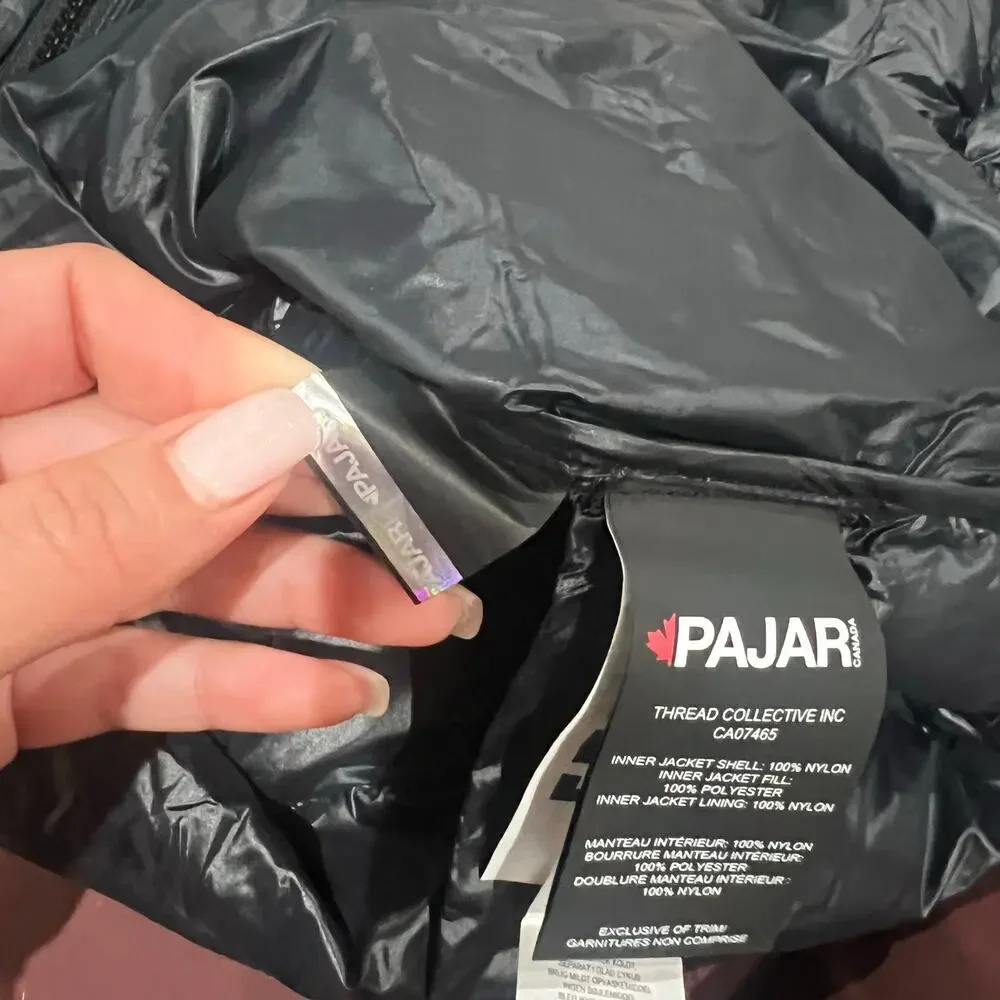 Pajar Canada Altair Black Puffer Size Large